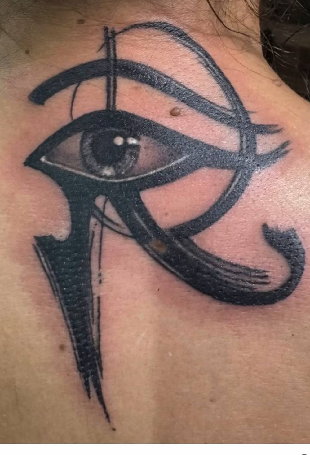 Eye of Horus realism tattoo by Marcelo Tattoos Bronx NY