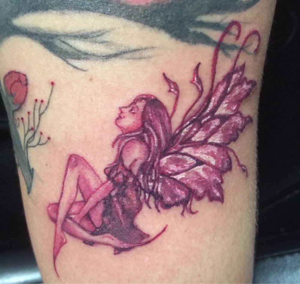 Color fairy tattoo by Marcelo Tattoos Bronx NY